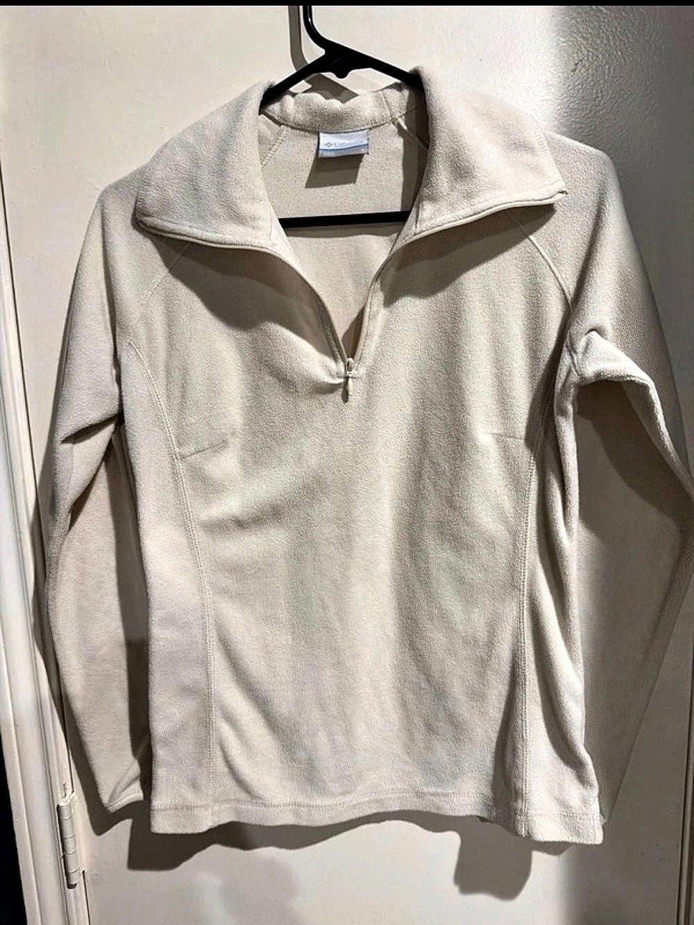 Columbia Women's half zip fleece Cream